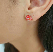 Load image into Gallery viewer, READY TO SHIP Sea Urchin Stud Earrings - 925 Sterling Silver FJD$
