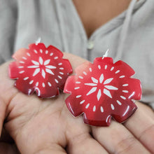 Load image into Gallery viewer, READY TO SHIP Pasifika Resin Earrings - 925 Sterling Silver FJD$
