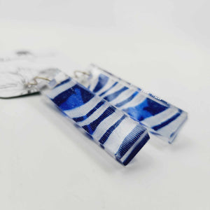 READY TO SHIP Pasifika Resin Earrings - 925 Sterling Silver FJD$