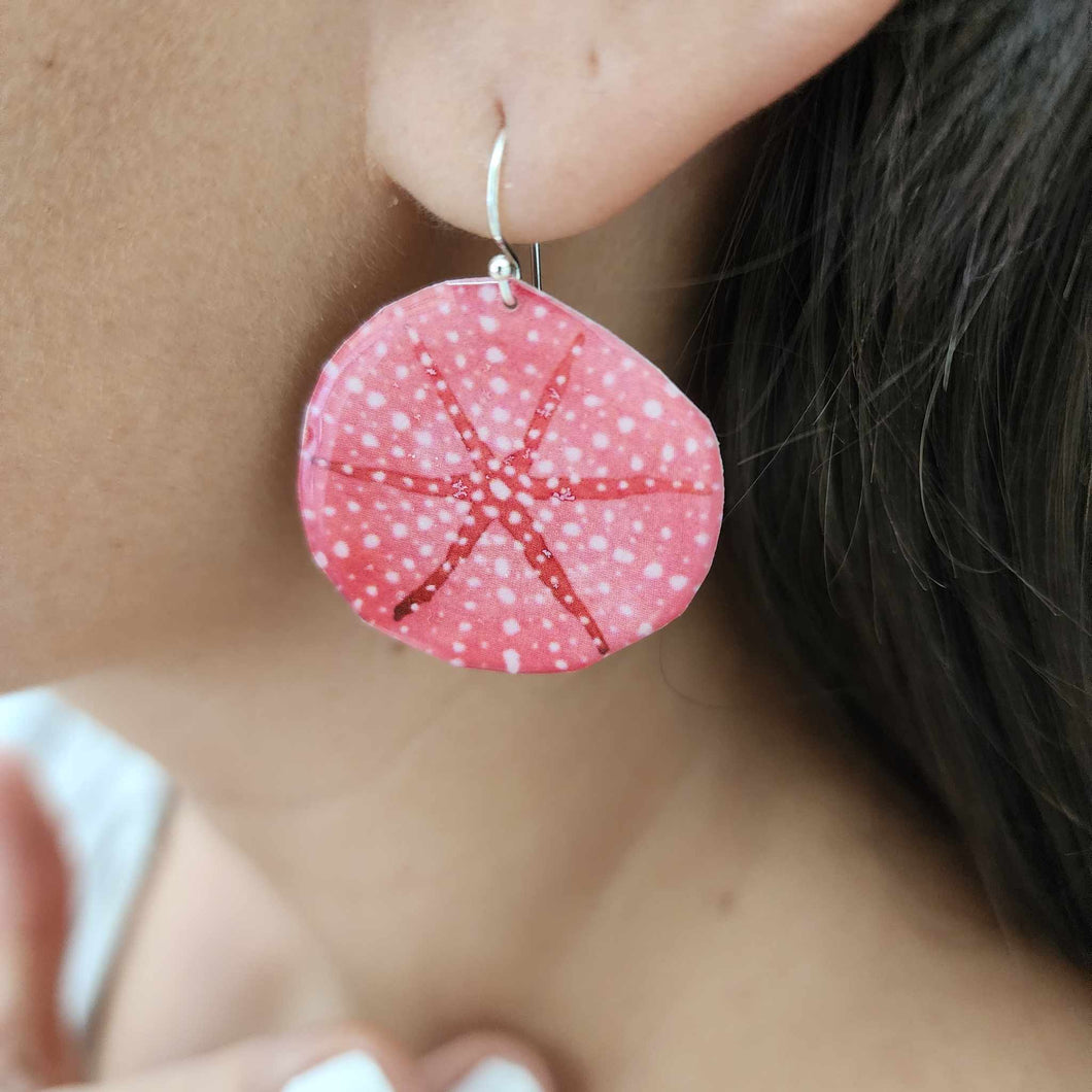 READY TO SHIP Starfish Resin Earrings - 925 Sterling Silver FJD$