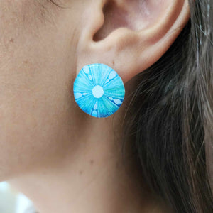 READY TO SHIP Sea Urchin Stud Earrings - 925 Sterling Silver FJD$