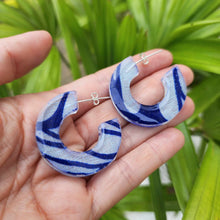 Load image into Gallery viewer, READY TO SHIP Pasifika Resin Earrings - 925 Sterling Silver FJD$
