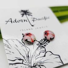 Load image into Gallery viewer, READY TO SHIP Hibiscus Flower Stud Earrings - 925 Sterling Silver FJD$
