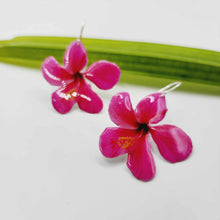 Load image into Gallery viewer, READY TO SHIP Hibiscus Flower Earrings - 925 Sterling Silver FJD$
