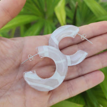 Load image into Gallery viewer, READY TO SHIP Pasifika Resin Earrings - 925 Sterling Silver FJD$

