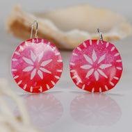 READY TO SHIP Pasifika Resin Earrings - 925 Sterling Silver FJD$