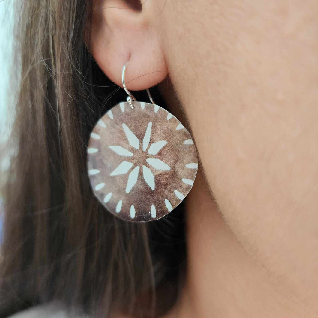 READY TO SHIP Pasifika Resin Earrings - 925 Sterling Silver FJD$