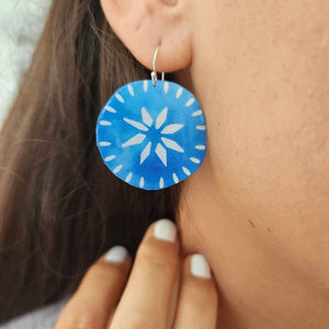 READY TO SHIP Pasifika Resin Earrings - 925 Sterling Silver FJD$