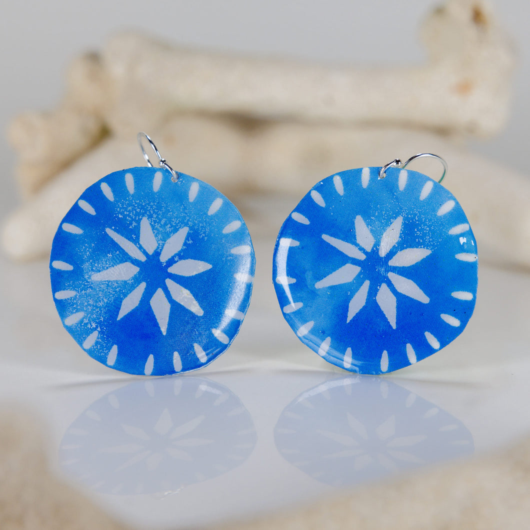 READY TO SHIP Pasifika Resin Earrings - 925 Sterling Silver FJD$