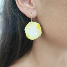 Load image into Gallery viewer, READY TO SHIP Sand Dollar Resin Earrings - 925 Sterling Silver FJD$
