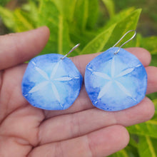Load image into Gallery viewer, READY TO SHIP Sand Dollar Resin Earrings - 925 Sterling Silver FJD$
