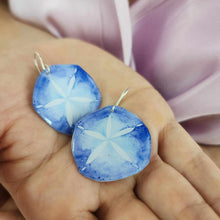 Load image into Gallery viewer, READY TO SHIP Sand Dollar Resin Earrings - 925 Sterling Silver FJD$

