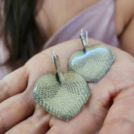 READY TO SHIP Woven Fan Iribuli Earrings - 925 Sterling Silver FJD$