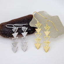 Load image into Gallery viewer, READY TO SHIP Shark Tooth Earrings - 18k Gold Vermeil FJD$
