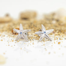 Load image into Gallery viewer, READY TO SHIP Mini Starfish Stud Earrings - 925 Sterling Silver
