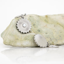 Load image into Gallery viewer, READY TO SHIP Freshwater Pearl Hoop Earrings - Stainless Steel FJD$
