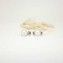 Load image into Gallery viewer, READY TO SHIP Freshwater Pearl Huggie Earrings - Stainless Steel FJD$
