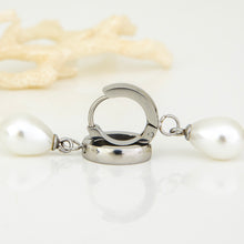 Load image into Gallery viewer, READY TO SHIP Freshwater Pearl Huggie Earrings - Stainless Steel FJD$
