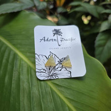 Load image into Gallery viewer, READY TO SHIP Mother of Pearl Stud Earrings - Stainless Steel FJD$
