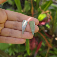 READY TO SHIP Mother of Pearl Stud Earrings - Stainless Steel FJD$