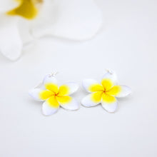 Load image into Gallery viewer, Frangipani Flower Earrings - Stainless Steel FJD$
