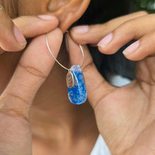 Load image into Gallery viewer, Recycled Ocean Plastic Hoop Earrings - Stainless Steel FJD$
