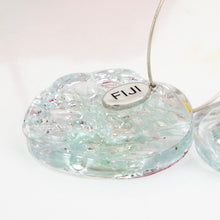 Load image into Gallery viewer, Recycled Ocean Plastic Hoop Earrings - Stainless Steel FJD$
