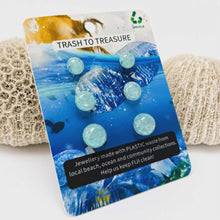 Load image into Gallery viewer, Recycled Ocean Plastic Stud Earring Set - Stainless Steel FJD$
