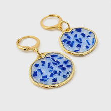 Load image into Gallery viewer, Recycled Ocean Plastic Earrings - Gold Plated Stainless Steel FJD$
