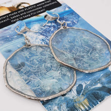 Load image into Gallery viewer, Recycled Ocean Plastic Earrings - Stainless Steel FJD$
