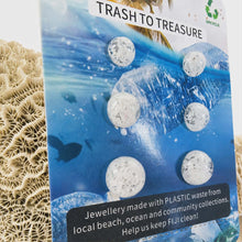 Load image into Gallery viewer, Recycled Ocean Plastic Stud Earring Set - Stainless Steel FJD$
