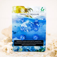 Load image into Gallery viewer, Recycled Ocean Plastic Stud Earring Set - Stainless Steel FJD$
