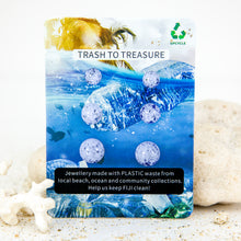 Load image into Gallery viewer, Recycled Ocean Plastic Stud Earring Set - Stainless Steel FJD$

