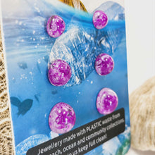 Load image into Gallery viewer, Recycled Ocean Plastic Stud Earring Set - Stainless Steel FJD$
