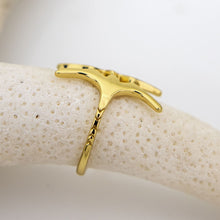 Load image into Gallery viewer, READY TO SHIP Frigate Bird Ring - 18k Gold Vermeil FJD$
