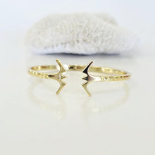 Load image into Gallery viewer, READY TO SHIP Frigate Bird Cuff Bracelet - 14k Gold over Brass FJD$
