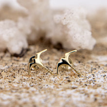 Load image into Gallery viewer, READY TO SHIP Frigate Bird Stud Earrings - 18k Gold Vermeil FJD$

