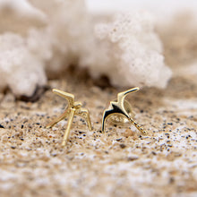 Load image into Gallery viewer, READY TO SHIP Frigate Bird Stud Earrings - 18k Gold Vermeil FJD$
