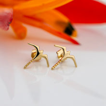 Load image into Gallery viewer, READY TO SHIP Frigate Bird Stud Earrings - 9k Solid Gold FJD$
