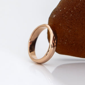 CONTACT US TO RECREATE THIS SOLD OUT STYLE Unisex Free Flow Ring - 14k Solid Rose Gold FJD$