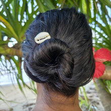 Load image into Gallery viewer, READY TO SHIP Bezel Set Shell Hairpin - 925 Sterling Silver FJD$
