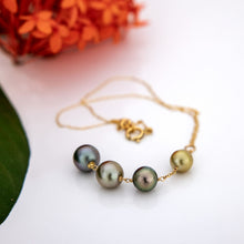 Load image into Gallery viewer, CONTACT US TO RECREATE THIS SOLD OUT STYLE - Civa Fiji Pearl Drop Necklace - 14k Gold Fill FJD$
