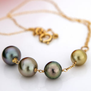 CONTACT US TO RECREATE THIS SOLD OUT STYLE - Civa Fiji Pearl Drop Necklace - 14k Gold Fill FJD$