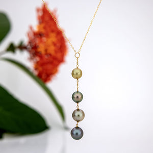 CONTACT US TO RECREATE THIS SOLD OUT STYLE - Civa Fiji Pearl Drop Necklace - 14k Gold Fill FJD$