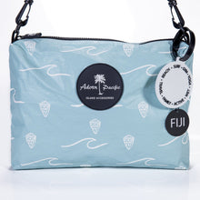 Load image into Gallery viewer, READY TO SHIP &quot;Fiji Ocean&quot; Medium Water-Resistant Pouch with removable Straps - FJD$
