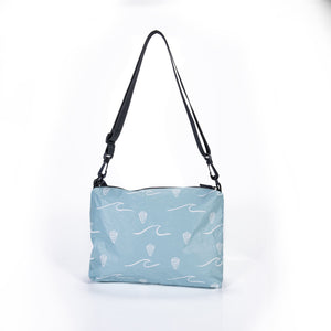 READY TO SHIP "Fiji Ocean" Medium Water-Resistant Pouch with removable Straps - FJD$