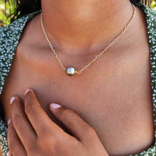 Load image into Gallery viewer, READY TO SHIP Civa Fiji Pearl Gold Necklace with Grade Certificate #0029- FJD$
