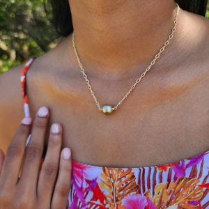 READY TO SHIP Civa Fiji Pearl Gold Necklace in 14k Gold Fill -FJD$
