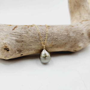 READY TO SHIP Graded Pearl Necklace #2195 - 14k Gold Fill FJD$