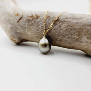 READY TO SHIP Graded Pearl Necklace #2195 - 14k Gold Fill FJD$